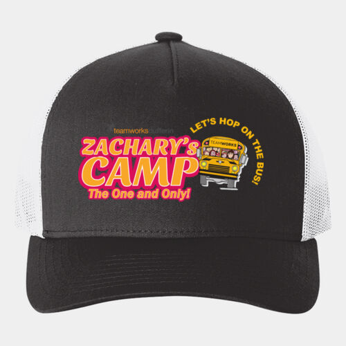 Zachary's Camp  - Yupoong Adult 5-Panel Retro Trucker Cap Thumbnail